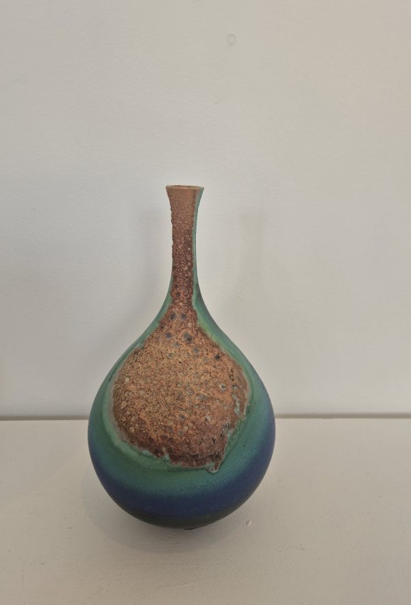 Rounded Coastal Blue Bottle