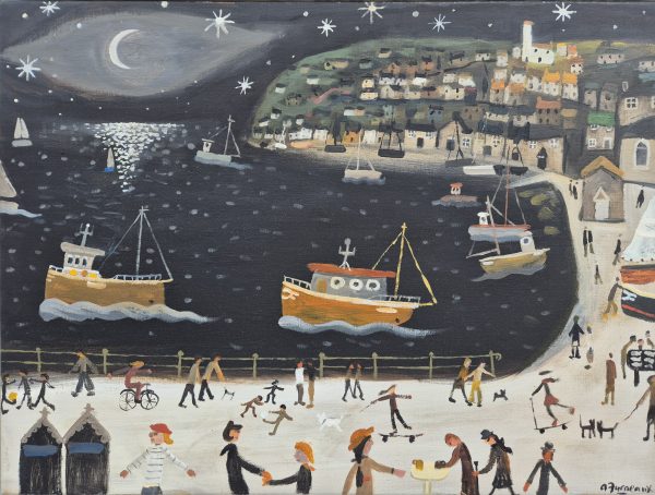 Busy Promenade, Newlyn