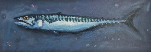 Mackerel oil on board