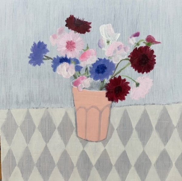Sweet Peas and Cornflowers