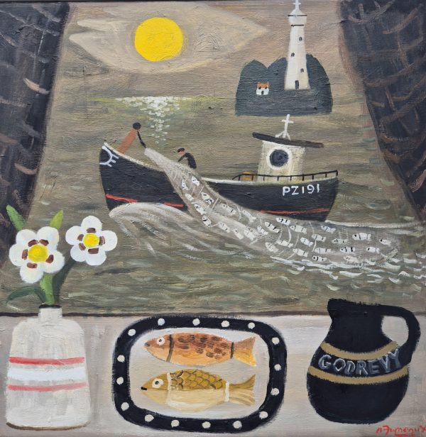 A Grand Haul Beside Godrevy Light